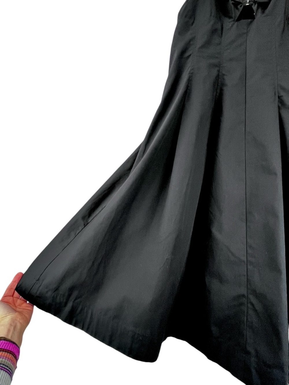 NEW Banana Republic Black Bandeau Midi Dress Pleated 100% Cotton Sz 4 NWT - Picture 10 of 16